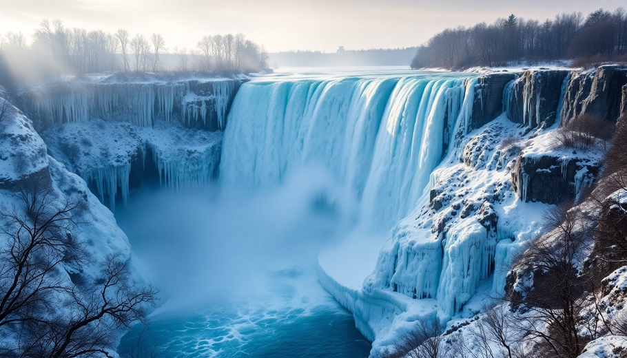 Niagara Falls Frozen in 2025: A Stunning Natural Wonder