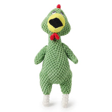 Load image into Gallery viewer, Chew Toys with Sound – Velvet Pineapple &amp; Funny Chicken Squeaker
