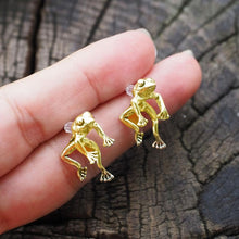 Load image into Gallery viewer, Cute Frog Earrings