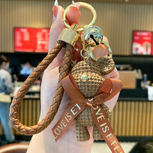 Load image into Gallery viewer, Cute Keychain Bear Charm