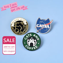 Load image into Gallery viewer, Cute/Fun Cat Pins Jewelry