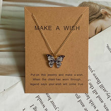 Load image into Gallery viewer, Beautiful Make-A-Wish Butterfly Pendant