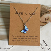 Load image into Gallery viewer, Beautiful Make-A-Wish Butterfly Pendant