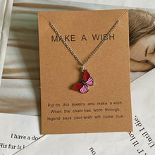 Load image into Gallery viewer, Beautiful Make-A-Wish Butterfly Pendant