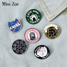 Load image into Gallery viewer, Cute/Fun Cat Pins Jewelry