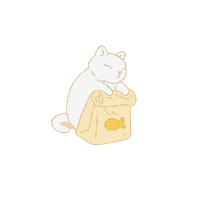 Cute Cat Enamel Pins