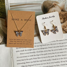 Load image into Gallery viewer, Beautiful Make-A-Wish Butterfly Pendant