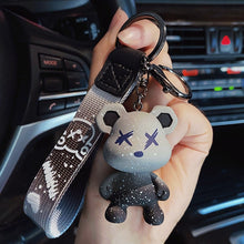 Load image into Gallery viewer, Cute Keychain Bear Charm