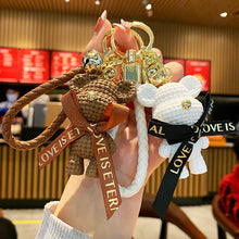 Load image into Gallery viewer, Cute Keychain Bear Charm