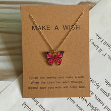Load image into Gallery viewer, Beautiful Make-A-Wish Butterfly Pendant
