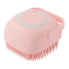 Load image into Gallery viewer, Pet Massage Brush Shampoo Dispenser For Bath Time