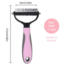Load image into Gallery viewer, Pet Comb for Detangling, Thinning, &amp; Deshedding All Hair Types
