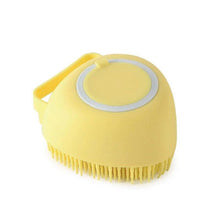 Load image into Gallery viewer, Pet Massage Brush Shampoo Dispenser For Bath Time