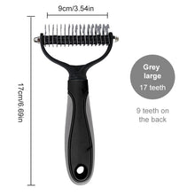 Load image into Gallery viewer, Pet Comb for Detangling, Thinning, &amp; Deshedding All Hair Types