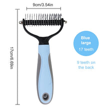 Load image into Gallery viewer, Pet Comb for Detangling, Thinning, &amp; Deshedding All Hair Types