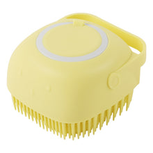 Load image into Gallery viewer, Pet Massage Brush Shampoo Dispenser For Bath Time