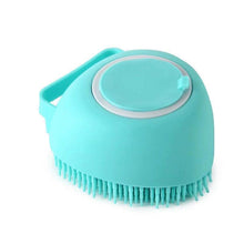 Load image into Gallery viewer, Pet Massage Brush Shampoo Dispenser For Bath Time